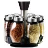 Seasoning Bottle Set 7 Piece Rotatable Multi purpose Spice Container Spice Jar