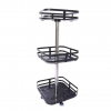 360&deg; Rotating Condiments Storage Rack Metal Storage Rack 3 Layer Condiments Turntable Spice Container