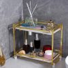 Golden Shelf Cosmetic Organizer Shelf Wrought Iron Lipstick Perfume Tray