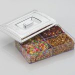 National Super Silver Finished Multipurpose Dry fruit Box