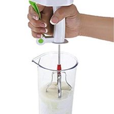 National Multipurpose Plastic and Stainless Steel Power Free Hand Blender (Multicolour)