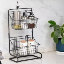 Two Layer Kitchen Storage Shelf Organizer Rack