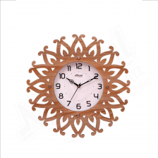 Wood Craft Unique Design 16 X 16 inch Wall Clock Multicolor