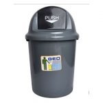 Plastic Dustbin, Trashbin, Wastebin For Kitchen, Bathroom, Office Use With Swing Lid, 32 Liter