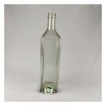 1000ML Multipurpose Empty Glass Refillable and Transparent Square Bottle for Home, Travel, Beauty, Makeup, Essential Oils, Bath Salts etc.