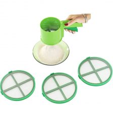 National 3 In 1 Plastic Flour Sifter Multicolor