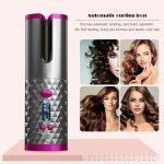 Cordless Automatic Hair Curlers Auto Rotating Wireless Ceramic Curling Iron Wand