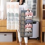 Wardrobe Organizer Hanger Pocket Storage Closet Bra Sock Underwear Hanger Double sided