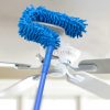 Flexible Fan Cleaner Foldable Microfiber Fan Cleaning Duster Steel Body Flexible Fan mop for Quick and Easy Cleaning of Home, Kitchen, Car, Fan Cleaning Brush with Long Handle Multicolor