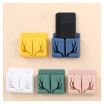 Wall Mounted Organizer Storage Box Household Item Phone Holder Stand Rack