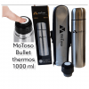 Motoso Bullet Thermos Stainless Steel Slim Hot and Cold Water Bottle Flask 1000 ML