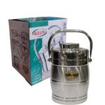 Aulun Stainless Steel Tiffin Hot Case Double Layer Heat Preservation 1.2 Ltr