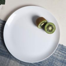 white Ceramic saucer