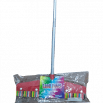 Floor Squeegee Wiper with Long Handle & Foam Blade for Glass Tiles, Bathroom, Kitchen & Concrete Floor Cleaning Multicolor