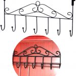 Over Door Hanger with 7 Metal Hooks For Hanging Clothes