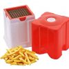 National Potato and Vegetable Cutter French Fries Slicer Chips Chipser (Multicolor)