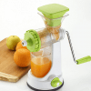 National Hand Juicer for Fruits and Vegetables with Steel Handle Vacuum Locking System Shake Smoothies Travel Juicer for Fruits and Vegetables Multicolor