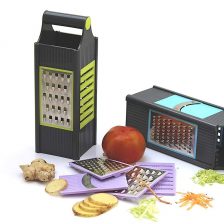 National 4 in 1 Vegetable Slicer, Potato, Paneer, Beetroot/Grater with Smooth Grip, Multicolor