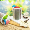 National Storage Container for Kitchen 4 Sections Air Tight Transparent Food, Grain, Cereal Dispenser Storage Container Jar -2500 ml,Storage containers,Masala Boxes for Kitchen,Masala containers