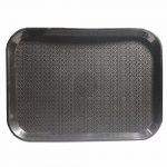 Rubber Lined Bar Non-Slip Rectangular Tray Small Size