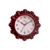Simple Design Round Shape Plastic Wall Hanging Clock Multicolor