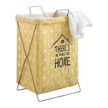 Laundry Basket Canvas For Clothes, toys storage basket Large capacity 65L Bracket foldable With double handle(Multicolor)