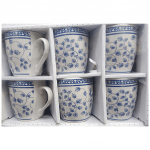 Ceramic Beautiful Printed Cup Set of 6