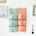 Combo of 2 Wall Hanging Storage Bag Organizer Toys Container Room Decor Pocket Pouch Multi-Function Tools Storage Bags