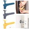 Silicone Stretchable Door Knob Handle Cover Mat Thicken Anti-collision Multicolor