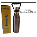 Motoso Cola Bottle Thermos Stainless Steel Slim Hot and Cold Water Bottle Flask 750 ML