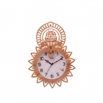 Wood Craft Unique Design 16 X 16 inch Wall Hanging Clock Multicolor