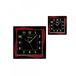 Beautiful Square Shape Plastic Wall Hanging Clock Multicolor