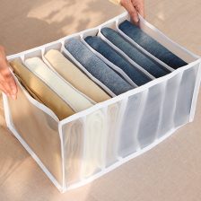Transparent Cloth Storage Wardrobe Organizer