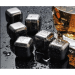 Food Grade Stainless Steel Ice Cube Kitchen Utensil Set 6 Cube