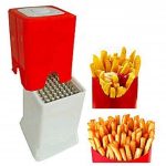 National Potato and Vegetable Cutter French Fries Slicer Chips Chipser (Multicolor)