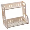 Kitchen Storage Organizer Plastic Rack 2 Layer