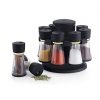 National 8 in 1 Spice Rack Plastic Spice Rack Spice Storage Container revolving Rack Container revolving Rack Spice Set (Plastic)-120ml