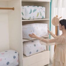 Multifunction Cloth Blanket Storage Organizer Bag