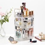 Makeup Organizer 360 Degree Rotating Adjustable storage Organizer with 8 Layers