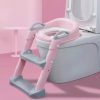 Baby Potty Training Portable Toilet Seat, Anti-Slip Seat With Adjustable Step Ladder