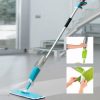 Aluminium Microfiber Floor Cleaning Spray Mop with Removable Washable Cleaning Pad and Integrated Water Spray Mechanism